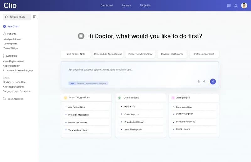 Doctor Interface