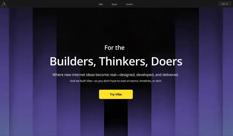 Vibex - AI Product Design by Suman Kulhari showcasing No-code platform for generating AI-powered applications with intuitive workflows.