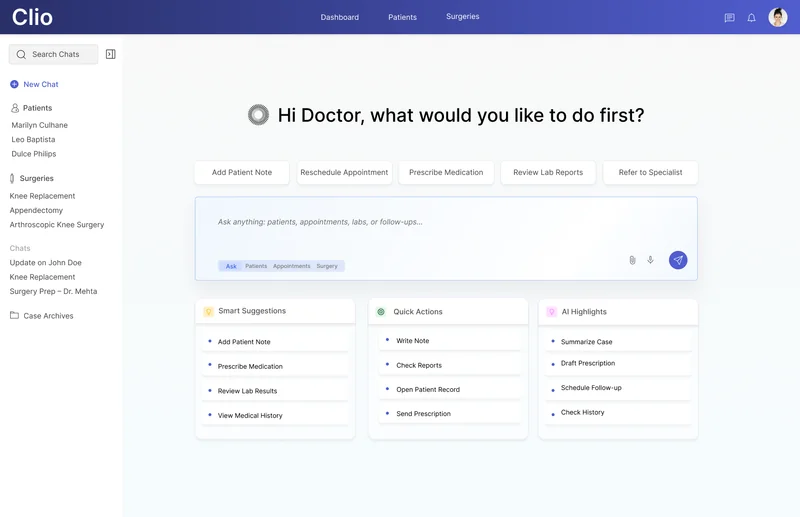 Doctor Interface